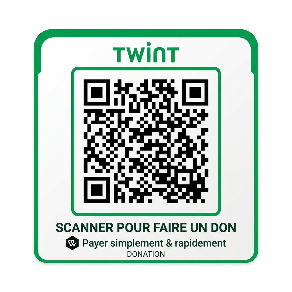 Code QR TWINT pour don